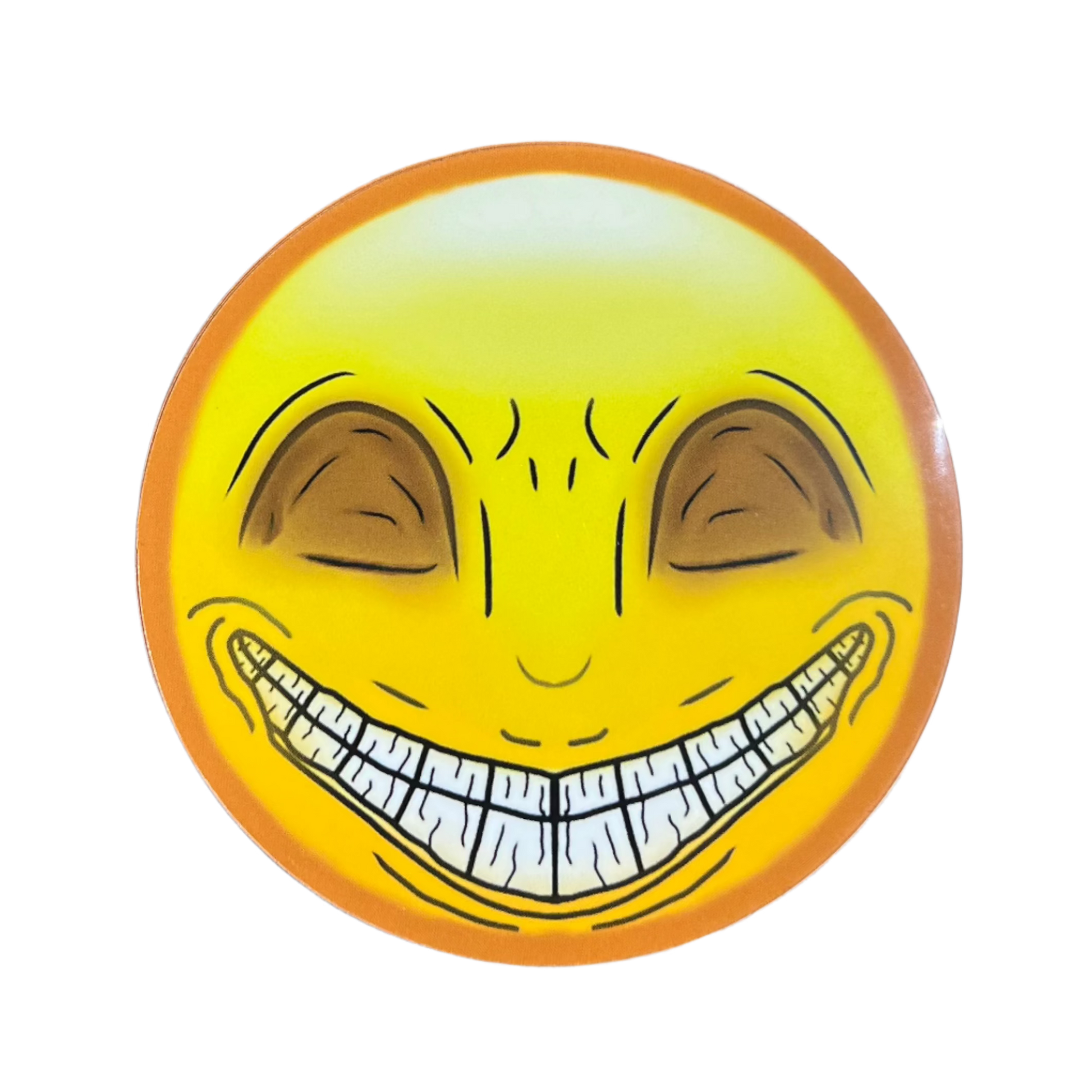 V7 Creepy smiling emoji