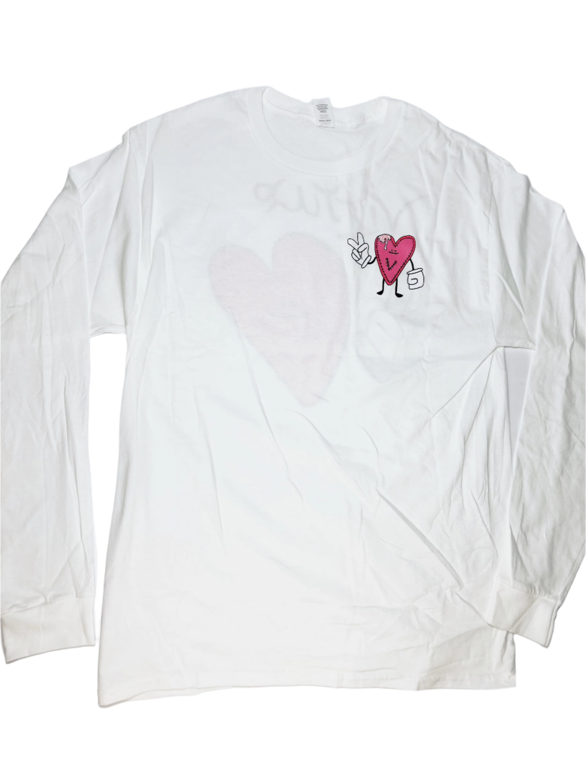 V7 long sleeve unisex graphic T shirt