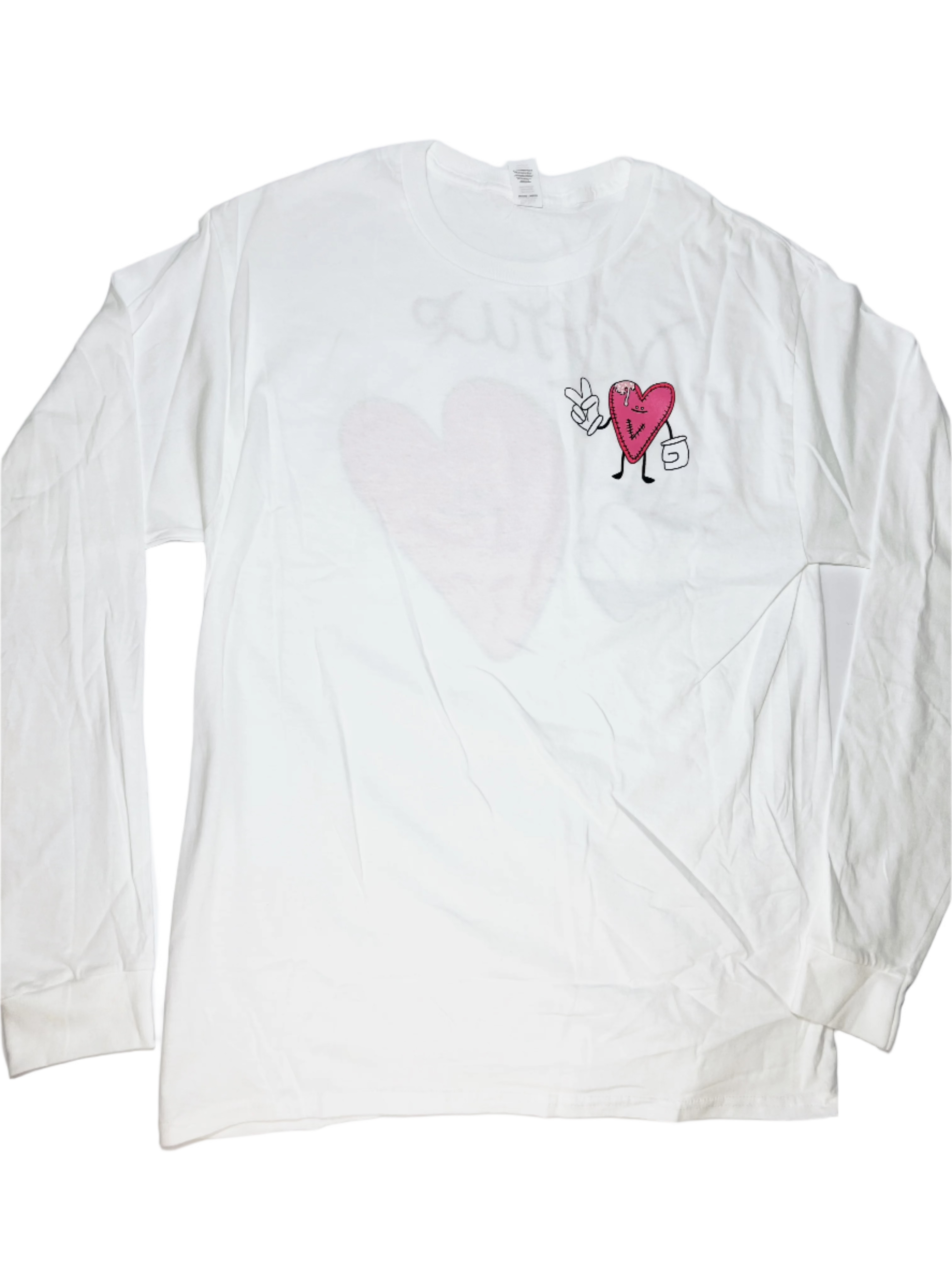 V7 long sleeve unisex graphic T shirt